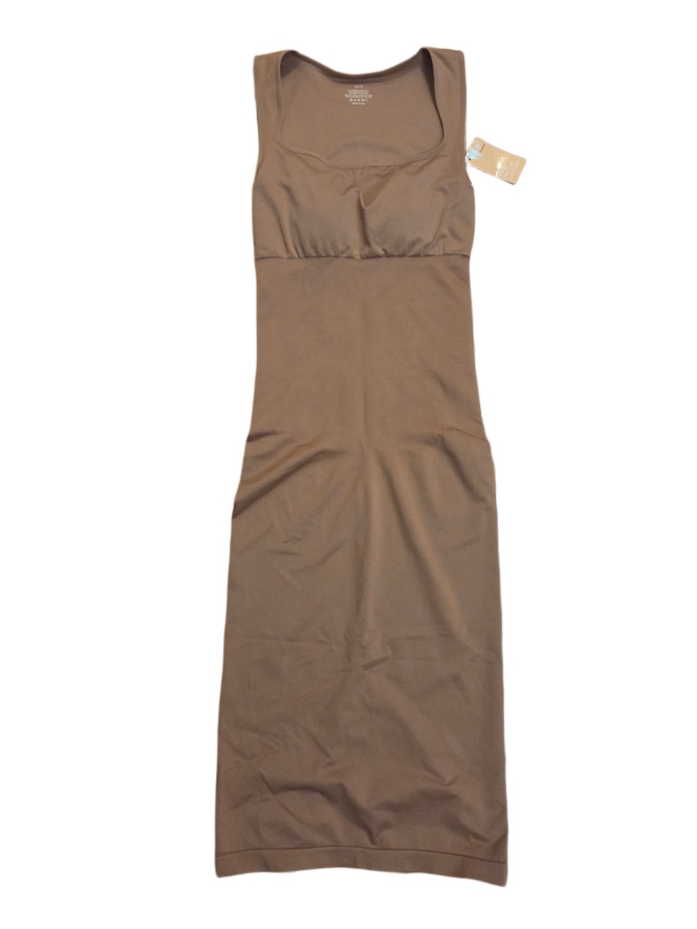 Popilush Women's Brown Long Tank Slip Chemise